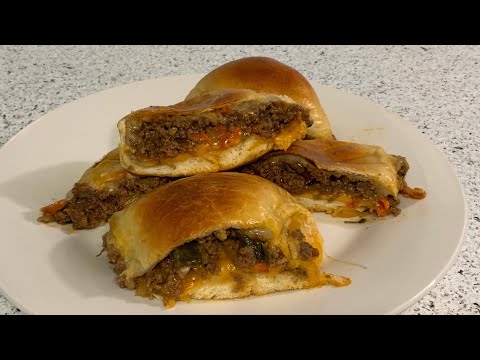 How to Make Ground Beef Dinner Rolls | Cooking with Rona and Family |