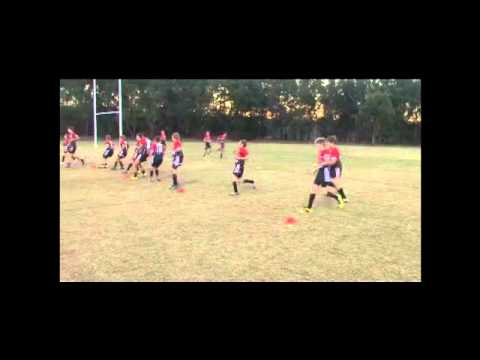 Defensive line Drill (Rugby League)