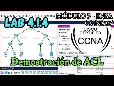 4.1.4 Packet tracer - Demostracion de ACL (Resolucion)