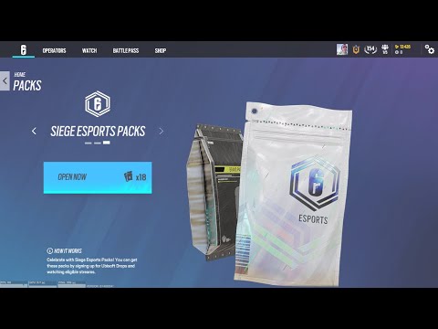 ESports Pack opening - Feb 2024 - Rainbow Six Siege