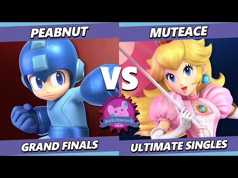 Patchwork 2025 GRAND FINALS - Peabnut (Mega Man) Vs. MuteAce (Peach) Smash Ultimate - SSBU