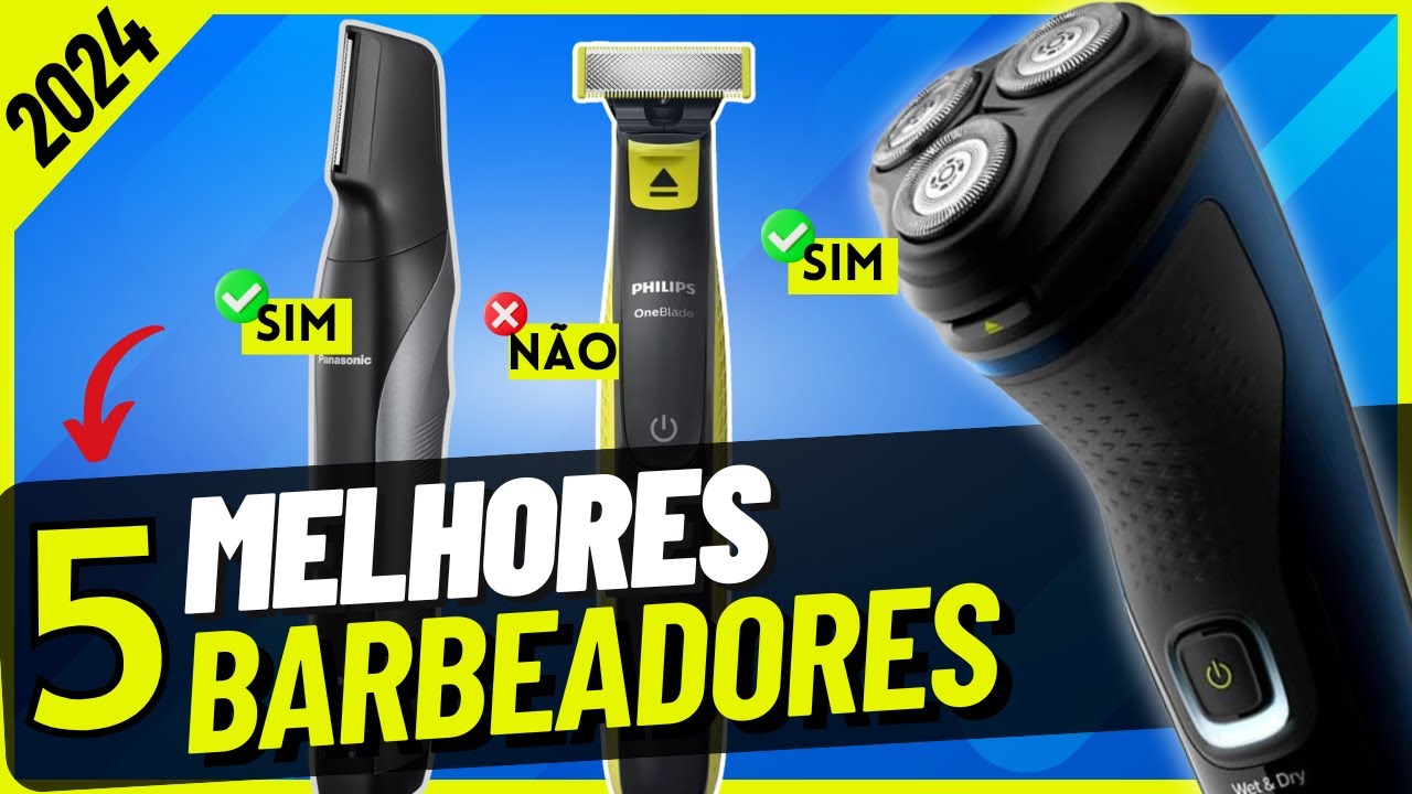 Qual BARBEADOR ELÉTRICO/APARADOR DE PELOS COMPRAR EM 2024? TOP 5 MELHORES MÁQUINA DE BARBEAR
