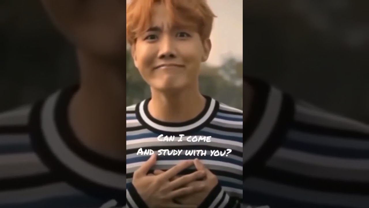 Bts members are telling the army to study well. 💝