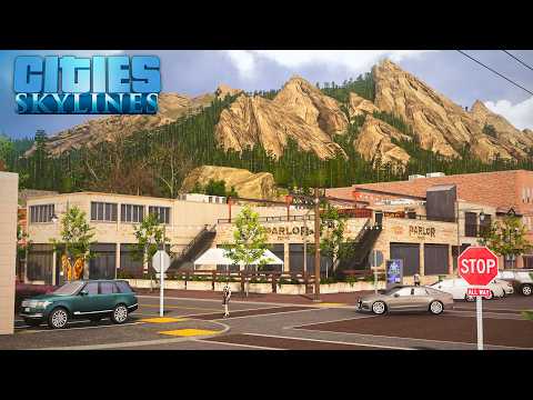 My most realistic town build ever - Bear Gulch | Cities: Skylines Dakota Falls