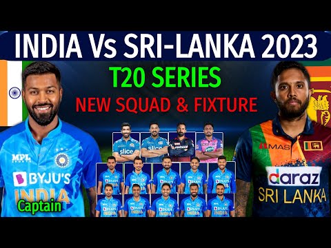 India Vs Srilanka T20 Series 2023 - Schedule & Team India New Squad |Ind Vs SL T20 Series 2023 Squad
