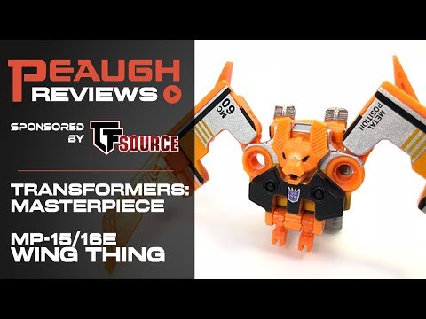 Video Review: Transformers Masterpiece - MP15E/16E WING THING