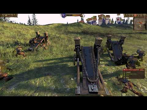 Belegar Ironhammer vs Goblin Great Shaman - Total War Warhammer