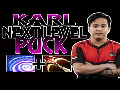 KARL AKA SANTINO NEXT LEVEL MID PUCK!! PURE DAMAGE BUILD WTF!! DOTA 2 7.23 PRO GAMEPLAY.