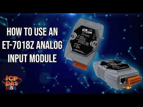 How to Use an ET-7018Z Analog Input Module