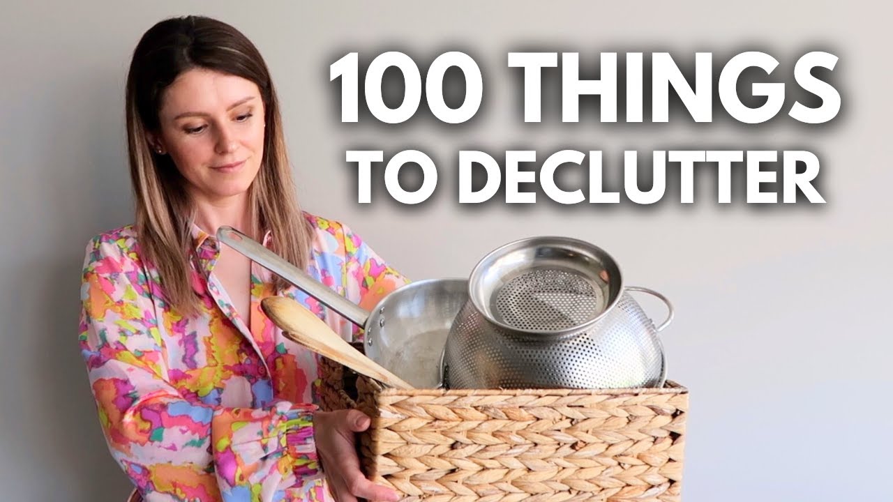 100 Things to Declutter Right Now ✅ (Easy Decluttering + Checklist)