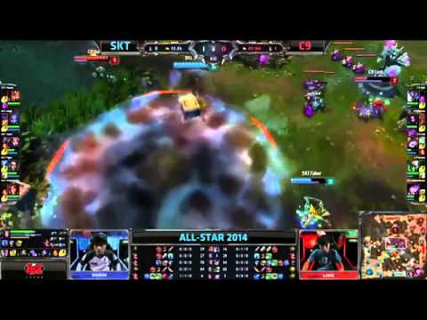 SK Telecom T1 K vs Cloud 9 | SKT vs C9 | 2014 All-Star D1 [HQ]