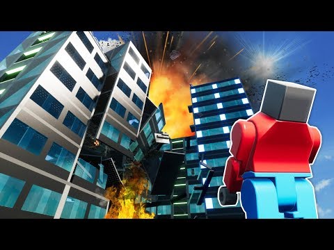 ULTIMATE LEGO TOWER FIRE SURVIVAL CHALLENGE! - Brick Rigs Gameplay - Lego Tower Survival