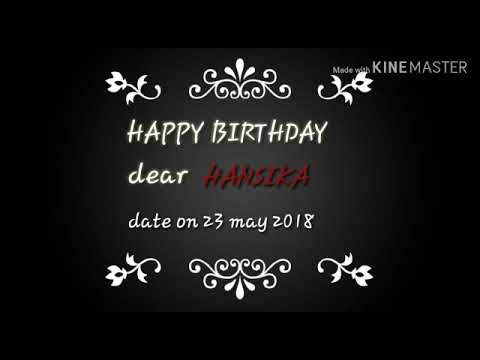 Happy Birthday  on Hansika   Berpura