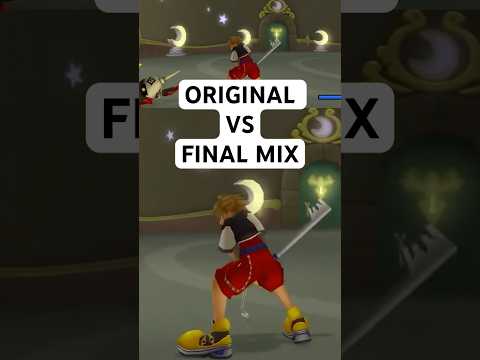 Kingdom Hearts Final Mix Color  Swap VS Original
