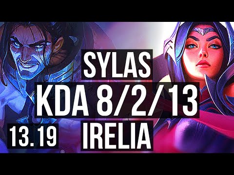 SYLAS vs IRELIA (MID) | 8/2/13, 700+ games, Dominating | KR Diamond | 13.19