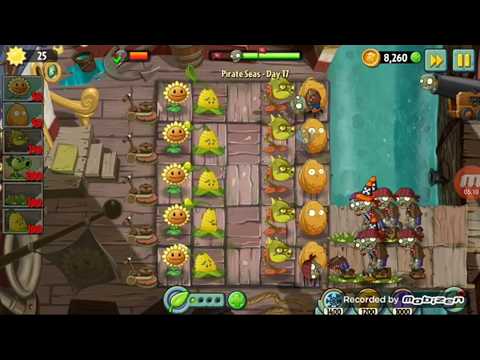 Pirate Seas, Day 17 | Plants vs Zombies 2 | Walkthrough, Gameplay, No Commentary
