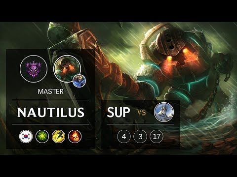 Nautilus Support vs Galio - KR Master Patch 9.5