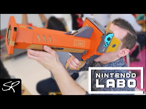 Nintendo Labo VR Kit Gameplay & First Look at NYC Preview Event! | Raymond Strazdas