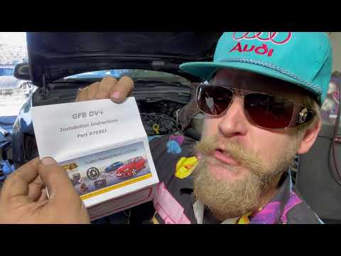 2.0t Go Fast Bits PERFORMANCE Turbo Diverter Solenoid Recirculation Valve install Audi GFB b8 b8.5