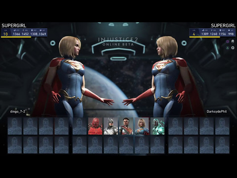 Injustice 2 1st Beta gameplay pt28 - Wrapping It Up w/Supergirl (Final)
