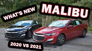 2020 Chevy MALIBU vs 2021 Chevy MALIBU - 4 BIG CHANGES - Here is what's new!