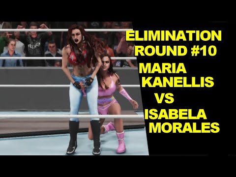 WWE 2K19 Maria Kanellis vs Isabela Morales - Extreme Elimination Round #10