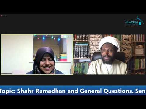 Eve 26th Shabaan 1442 - Q & A with Sheikh Nuru Mohammed