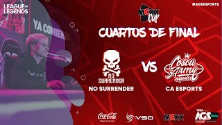 #AGSFlow2023 #AGSEsports - Mexx cup - CA ESPORTS vs NO SURRENDER - Cuartos de final - 1er mapa