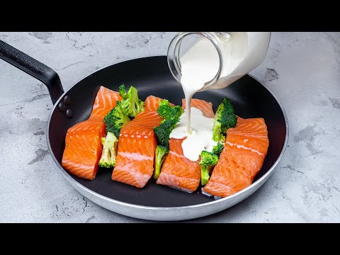 Butta via il forno! Il salmone perfetto si fa in padella, con salsa alla panna!