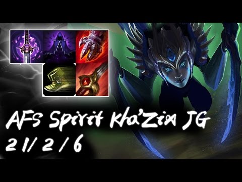 AFs Spirit Kha'Zix Jungle vs Rengar | Korea High Elo Replays