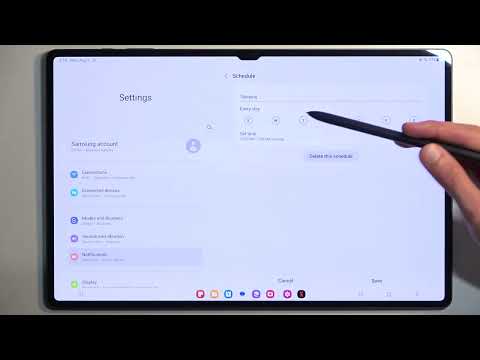 How to Use Do Not Disturb Mode on SAMSUNG Galaxy Tab S9 Ultra 5G