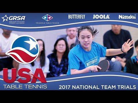 2017 US National Team Trials Day 3 - Grace Yang vs Angela Guan (SF) Highlights