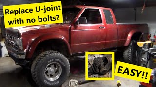 Chevy S10 HOW TO REPLACE Plastic Ring U-Joint - EASY!!