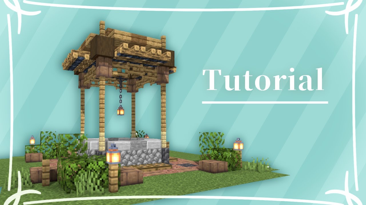 Minecraft: Well Design Tutorial ≫ Infinite Water Source
