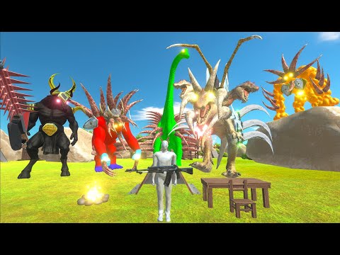 Jurassic World Evolution Camping 81 - Fps Avatar Vs Dinosaur Brachiosaurus Colors & Red King Kong