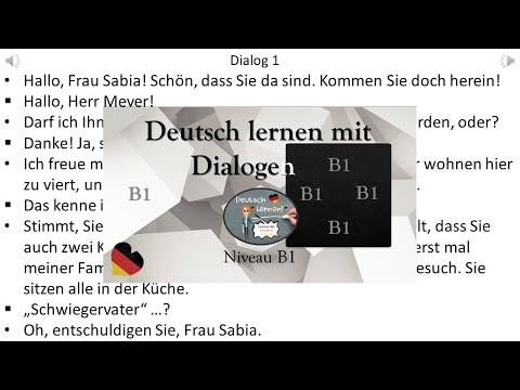 Dialoge B1  | Deutsch lernen durch Hören | 1 |