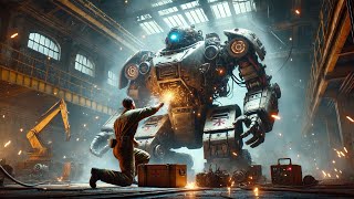 AN OBSOLETE WAR ROBOT IS ABANDONED IN A FACTORY, BUT A HUMAN REBUILD IT AND IT REVOLUTIONIZES THE...