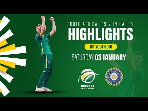 HIGHLIGHTS: South Africa U19 vs India U19 - 1st YODI