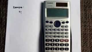Calculating Factorials using the Casio fx-991ES calculator