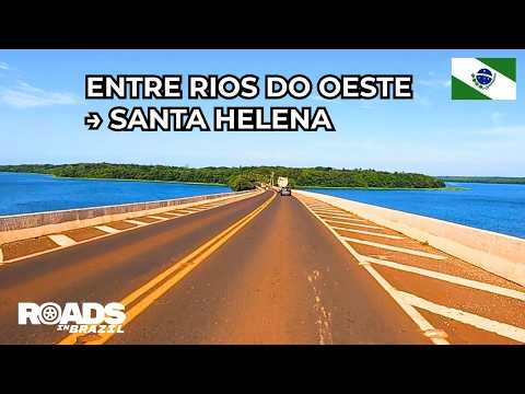 Entre Rios do Oeste – Santa Helena, PR | POV Dashcam Drive pela PR-495