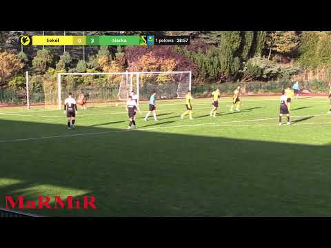Bramki z meczu Sokół Kamień - Siarka 1:7 (0:5). Ćwierćfinał Okręgowego PP - Podokręg Stalowa Wola 