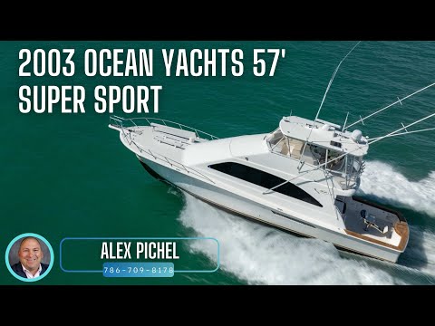 Ocean Yachts 57 Super Sport video