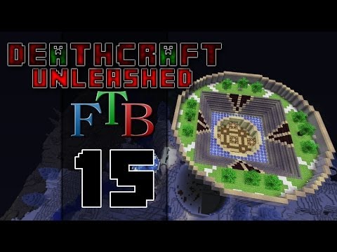 DeathCraft FTB Unleashed SMP - Ep 15 - Biffa's Sky Bowl?