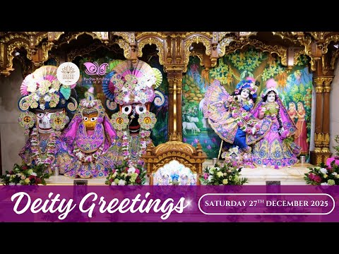 Deity Greetings | Guru Puja | CC Adi Lila 12.83-84 Class by HG Adi Guru Das - 27.12.2025