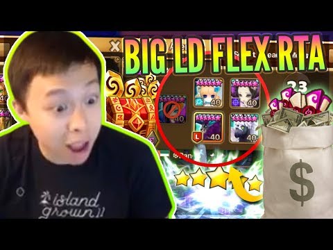 *HUGE FLEX!* LD NAT 5 RTA = TONS Of LD Lightning Summons?! - Summoners War