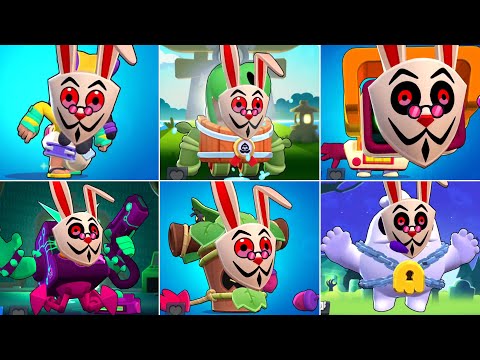 96 Brawlers/Skins With Frank Mask