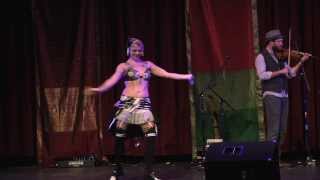 Sparrow dances with The Resonant Rogues at 3rd Coast Tribal 2014