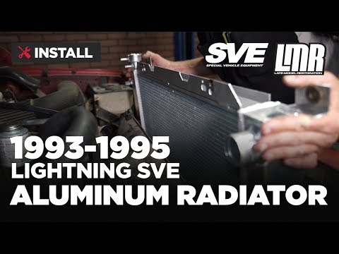 1993-1995 F-150 Lightning SVE Aluminum Radiator - Install & Review