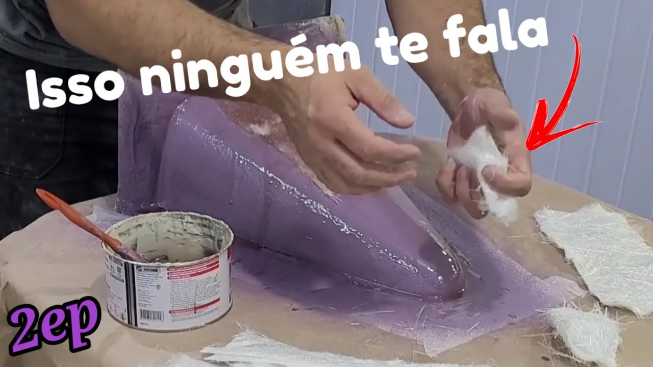 morria e não sabia como fazer molde de fibra de vidro e resina de laminação