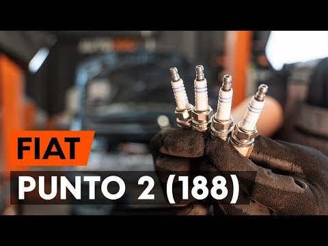 Как заменить свечи зажигания на FIAT PUNTO 2 (188)